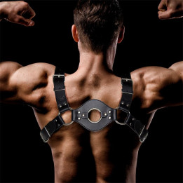 Quovis Arnés Masculino para Bondage Cuero Vegano de Intoyou Bdsm Line | VibraZon