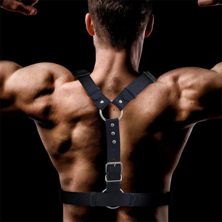 Fabrio Arnés Masculino para Bondage Cuero Vegano de Intoyou Bdsm Line