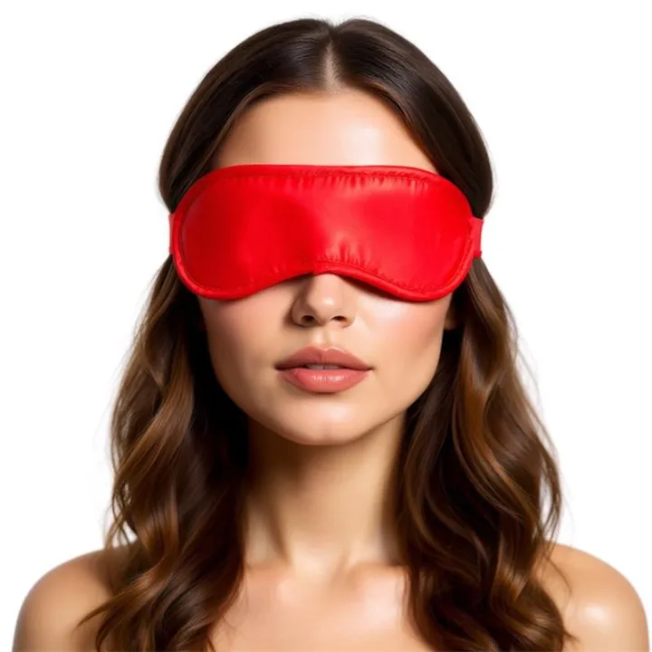 Antifaz de Satén Rojo de Intoyou Bdsm Line