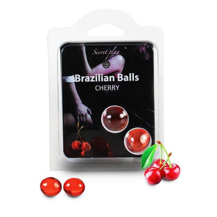 Secret Play Set 2 Brazilian Balls Aroma Cereza | VibraZon