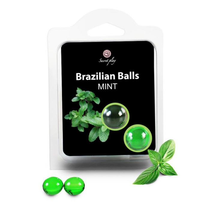 Secret Play Set 2 Brazilian Balls Aroma Menta | VibraZon