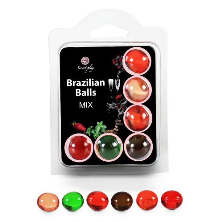 Set 6 Brazilian Balls Aromas de Secret Play
