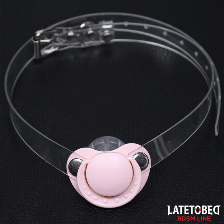 Mordaza de Chupete Ajustable 43-60 cm de Latetobed Bdsm Line | VibraZon