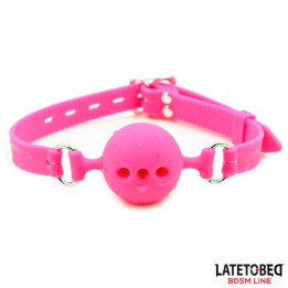 Mordaza Bola Silicona Transpirable M - 4.5 cm de Latetobed Bdsm Line | VibraZon