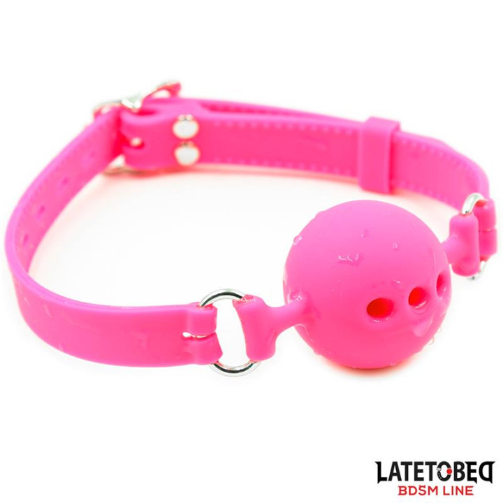 Mordaza Bola Silicona Transpirable M - 4.5 cm de Latetobed Bdsm Line | VibraZon