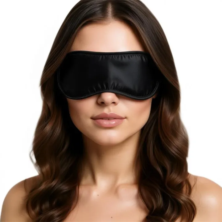 Antifáz de Satén Negro de Intoyou Bdsm Line
