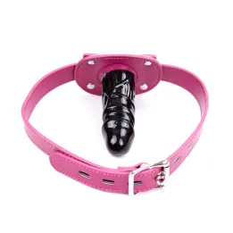 Mordaza de Dildo Ajustable 46-58 cm - Dildo: 10 cm de Latetobed Bdsm Line