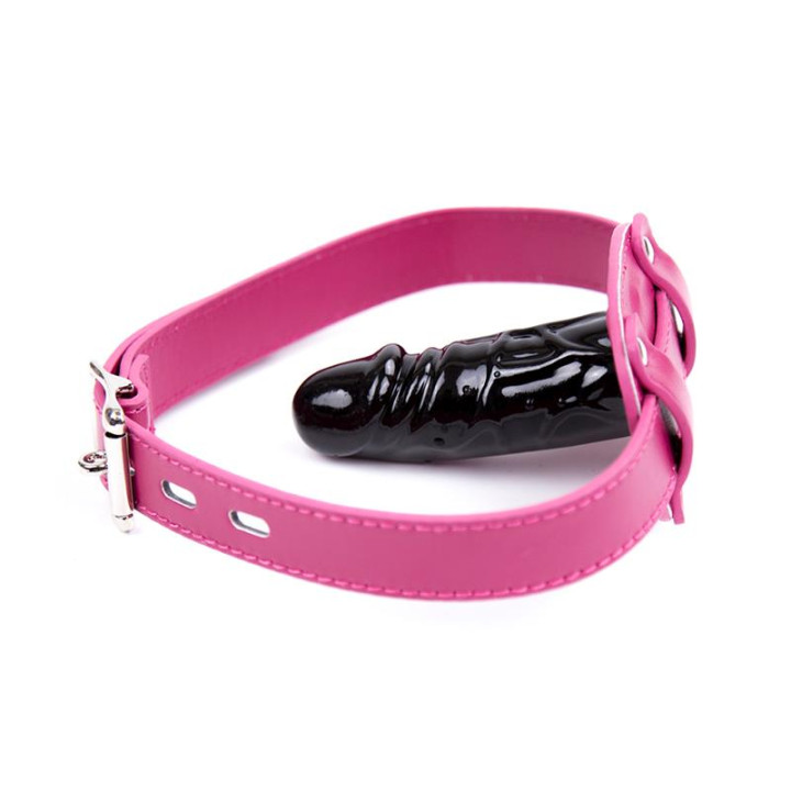 Mordaza de Dildo Ajustable 46-58 cm - Dildo: 10 cm de Latetobed Bdsm Line | VibraZon