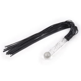 Flogger con Mango de Cristal 70 cm de Latetobed Bdsm Line | VibraZon