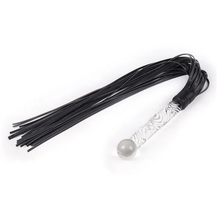 Flogger con Mango de Cristal 70 cm de Latetobed Bdsm Line
