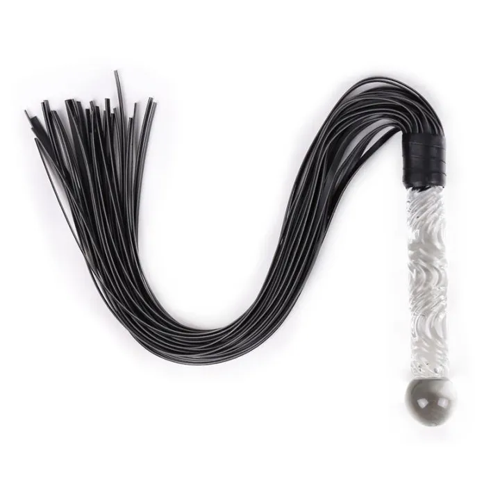 Flogger con Mango de Cristal 70 cm de Latetobed Bdsm Line