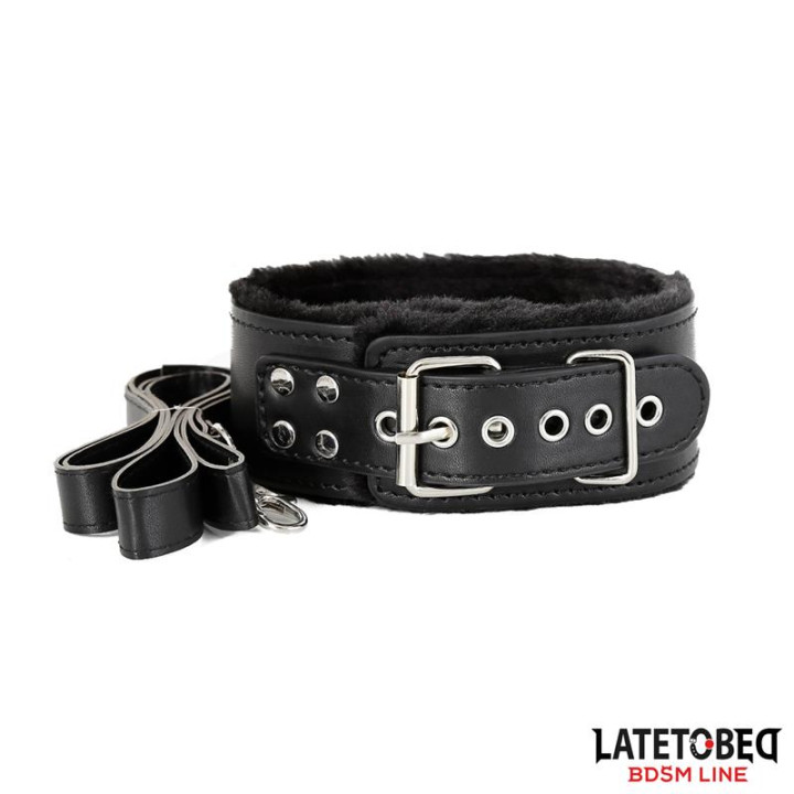 Set de 7 Piezas de Bondage Negro de Latetobed Bdsm Line | VibraZon