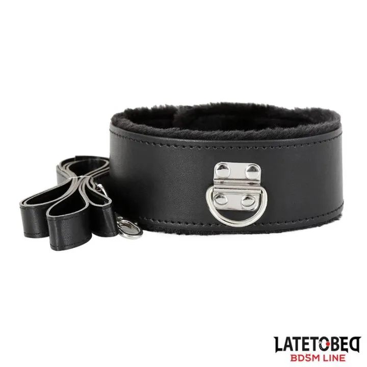 Set de 7 Piezas de Bondage Negro de Latetobed Bdsm Line
