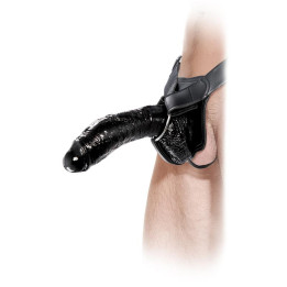 Arnés con Dildo Hueco 25 cm Marrón de Fetish Fantasy Extreme | VibraZon