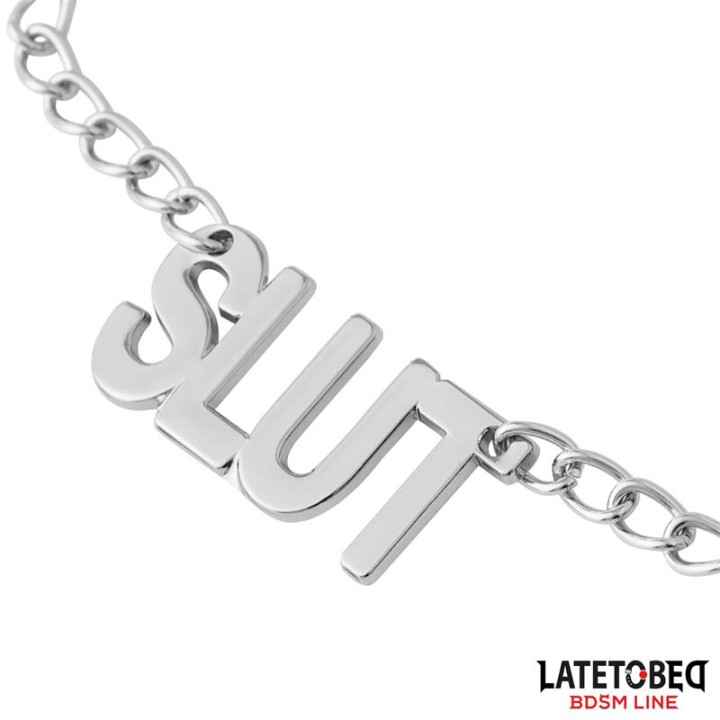 Pinzas para Pezones con Cadena - Slut de Latetobed Bdsm Line | VibraZon
