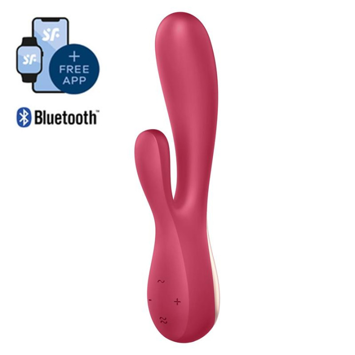 Mono Flex Vibrador con APP Rojo de Satisfyer | VibraZon