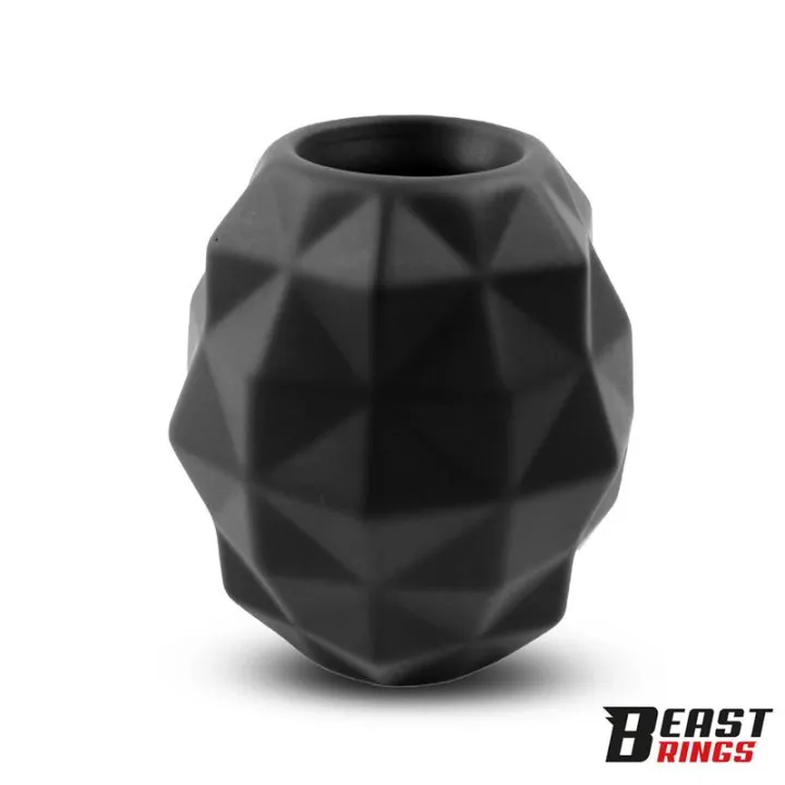 Anillo y Masturbador 2 en 1 Silicona Liquida 25 mm de Beast Rings
