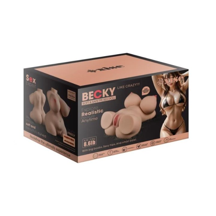 Becky Torso Realista 6.92 kg de Xise | VibraZon