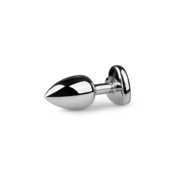 Plug de Aluminio No. 2 - Plata/Transparente de Easytoys | VibraZon