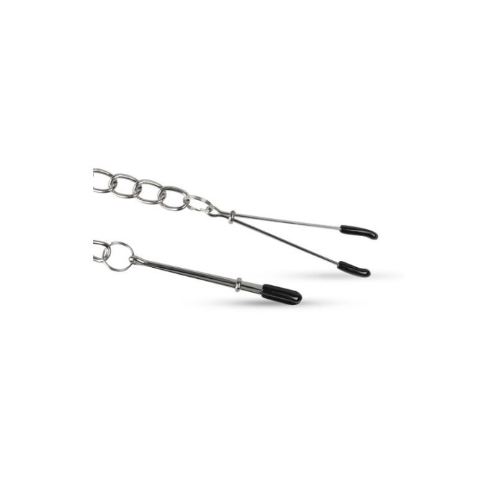 Pinzas con Cadena de Metal para Pezones de Easytoys | VibraZon
