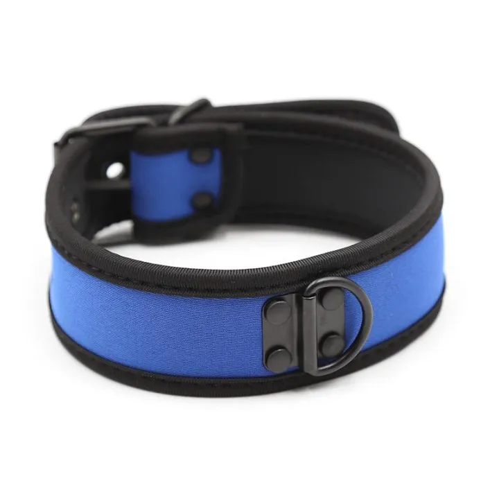 Collar de Neopreno Ajustable Azul de A-Gusto