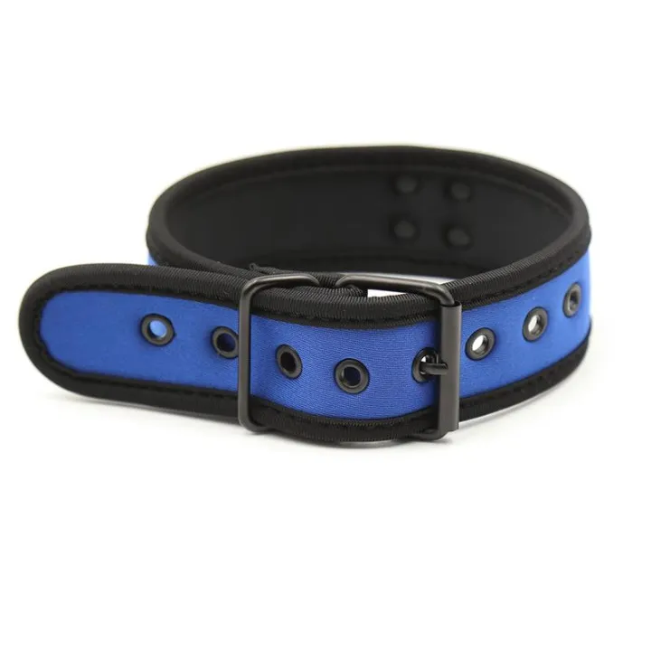 Collar de Neopreno Ajustable Azul de A-Gusto