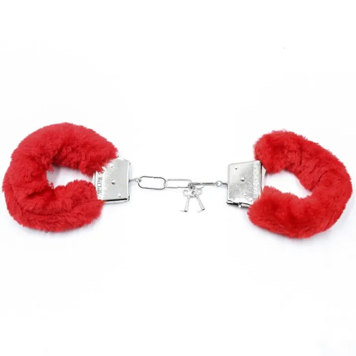 Esposas de Metal para Muñecas con Pelo Rojo de Intoyou Bdsm Line