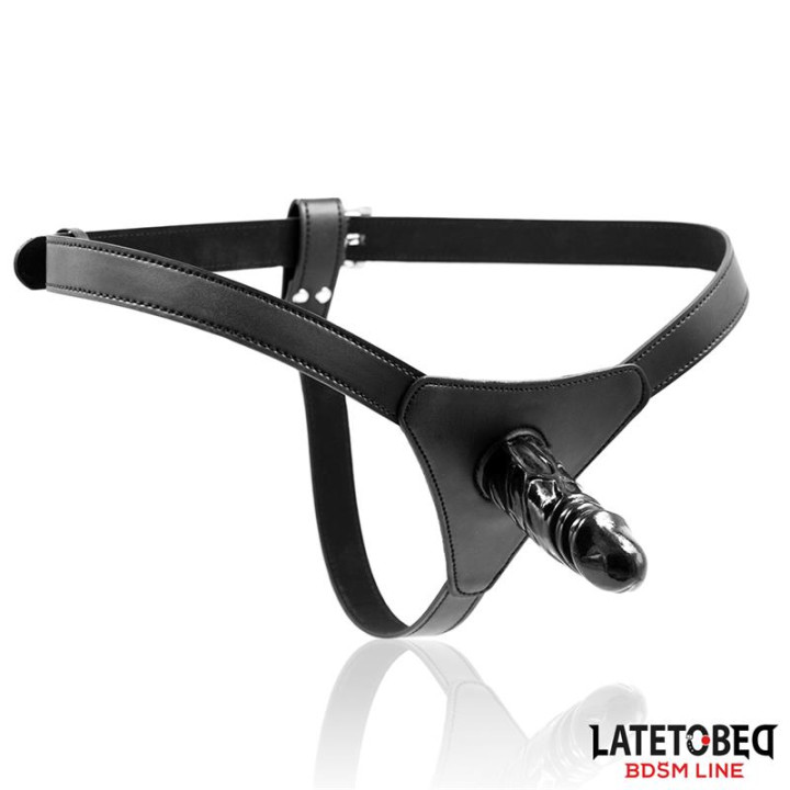 Arnés Ajustable con Dildo Semi Realista de Latetobed Bdsm Line | VibraZon