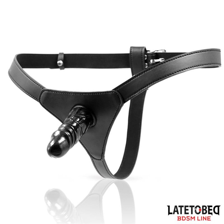 Arnés Ajustable con Dildo Semi Realista de Latetobed Bdsm Line | VibraZon