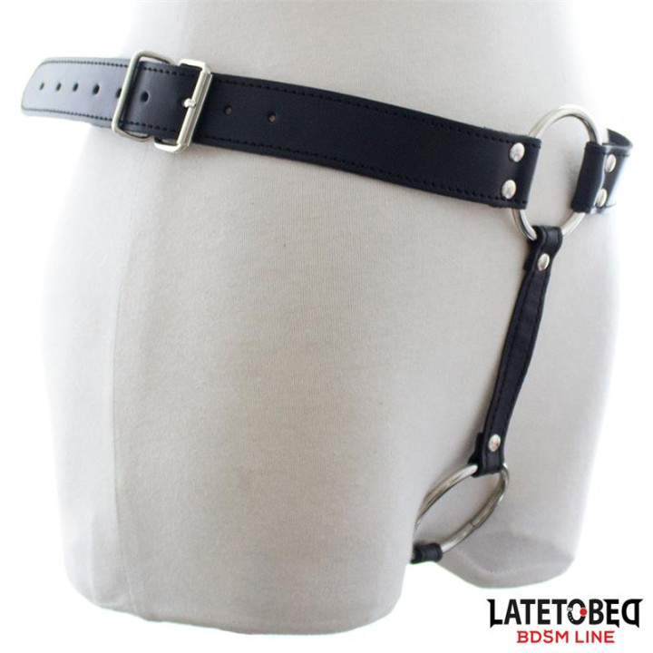 Cinturón Castidad Tipo Tanga Ajustable de Latetobed Bdsm Line | VibraZon