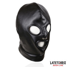Máscara de Sumisión con Correas Traseras Ajustable de Latetobed Bdsm Line | VibraZon