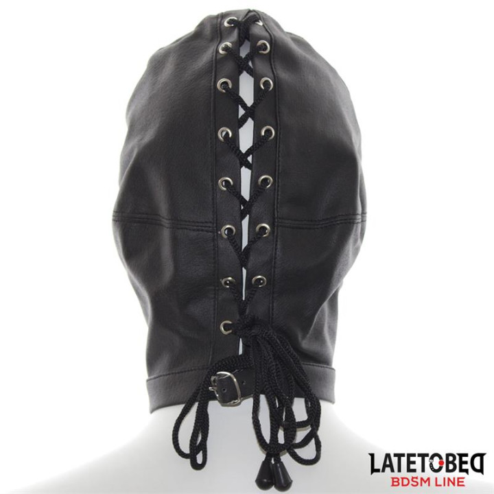 Máscara de Sumisión con Correas Traseras Ajustable de Latetobed Bdsm Line | VibraZon