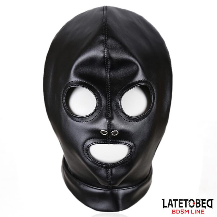 Máscara de Sumisión con Correas Traseras Ajustable de Latetobed Bdsm Line | VibraZon