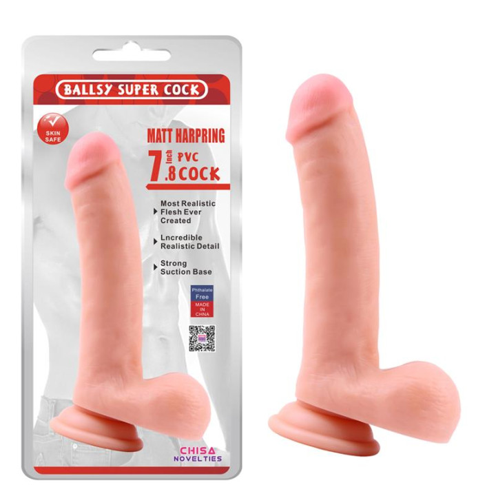 Dildo Matt Harpring 20 x 4 cm Natural de Chisa | VibraZon