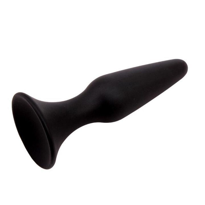Plug Anal 12.5 x 3.1 cm Silicona Negro de Chisa | VibraZon