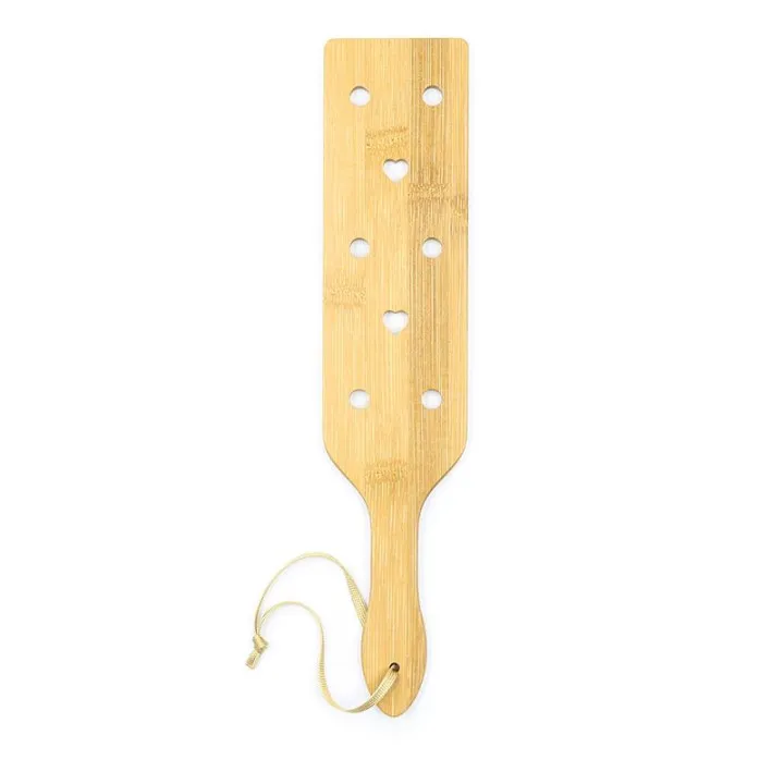 Pala de Bambú con Corazones 33 cm de Latetobed Bdsm Line