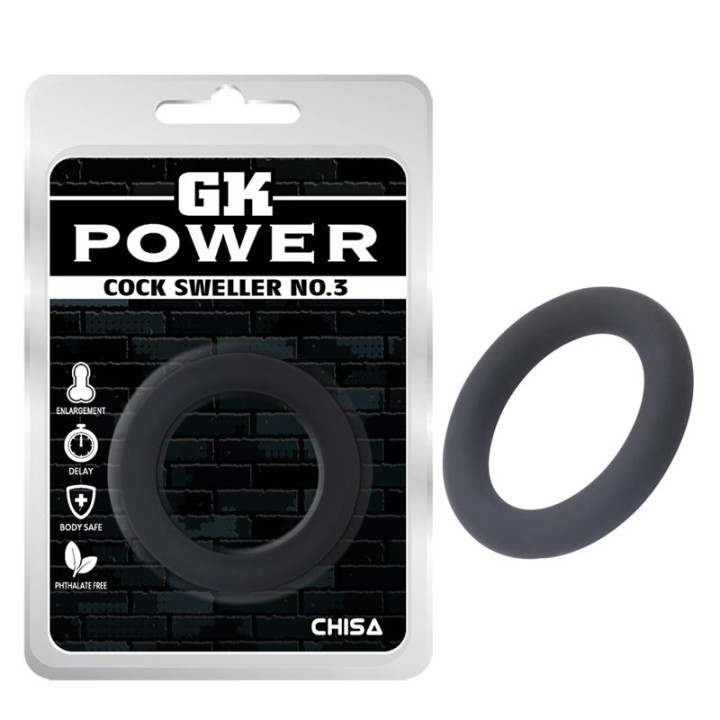 Anillo para el Pene Sweller No.3 Silicona 4 cm de Chisa | VibraZon