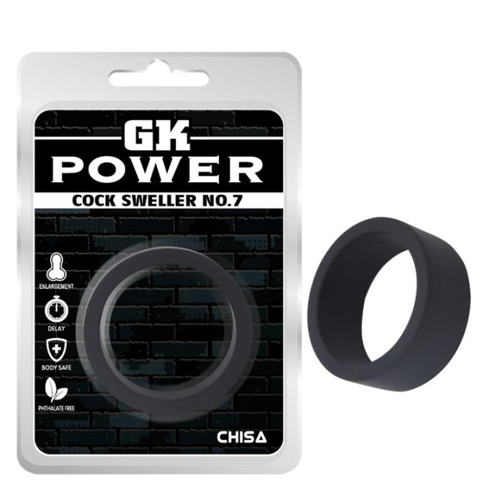 Anillo para el Pene Sweller No.7 Silicona 4,6 cm de Chisa | VibraZon