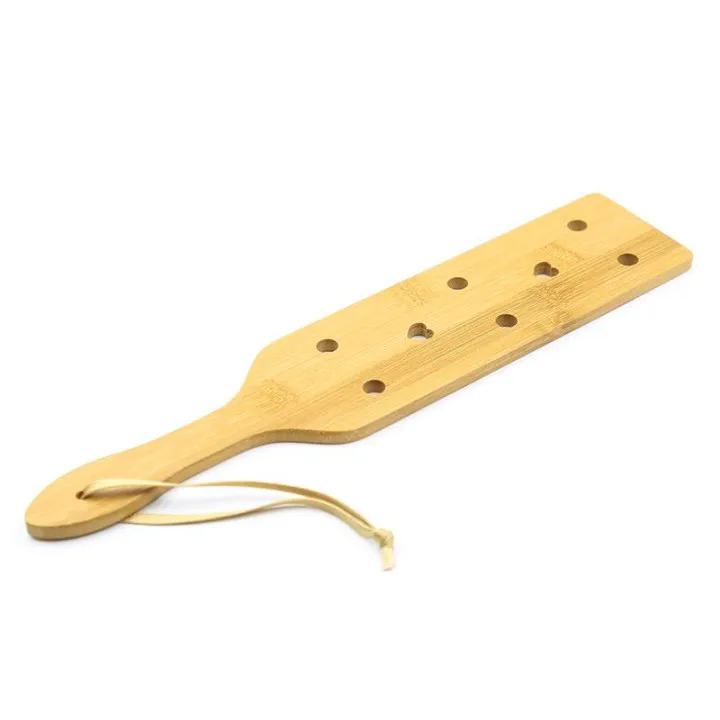 Pala de Bambú con Corazones 33 cm de Latetobed Bdsm Line