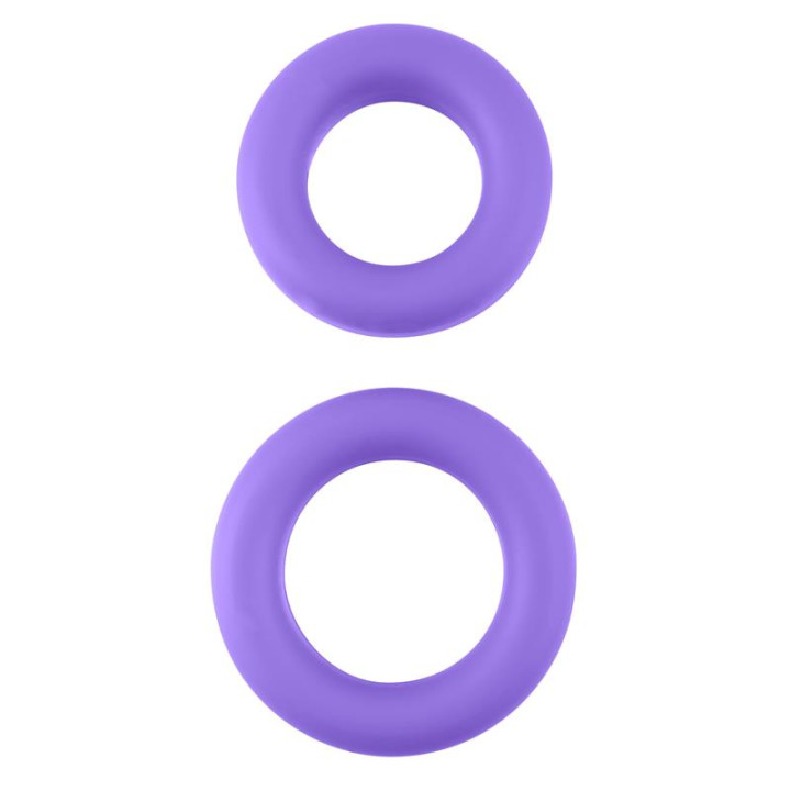 Neon Set de Anillos para el Pene Púrpura | VibraZon