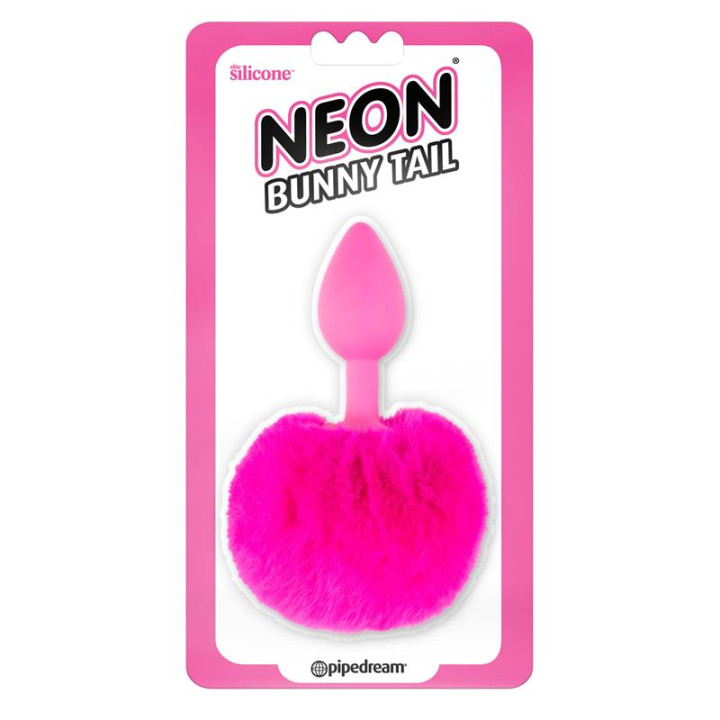 Plug Anal con Cola Rosa de Neon | VibraZon