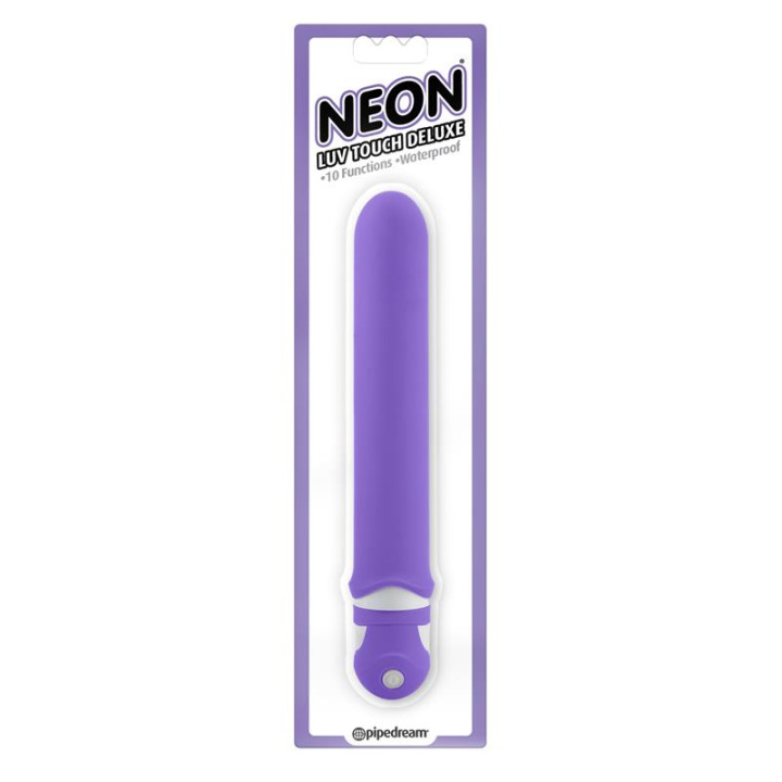 Neon Vibrador Luv Touch Deluxe Púrpura | VibraZon