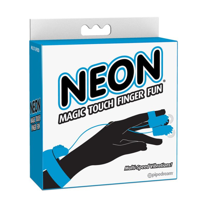 Neon Mini Vibrador para el Dedo Azul | VibraZon