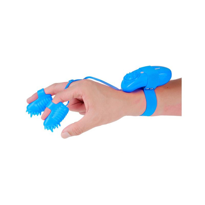 Neon Mini Vibrador para el Dedo Azul | VibraZon