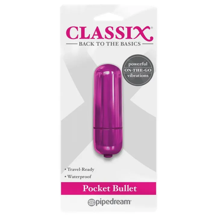 Classix Bala Vibradora de Bolsillo Rosa