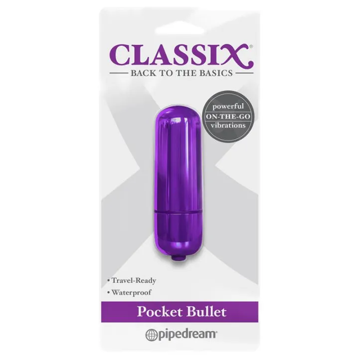 Classix Bala Vibradora de Bolsillo Púrpura