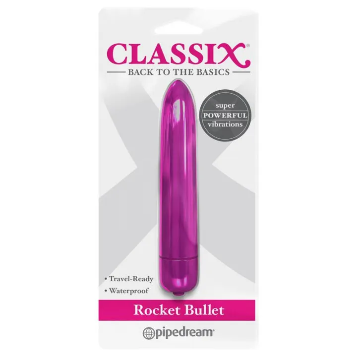 Classix Bala Vibradora Rocket Rosa