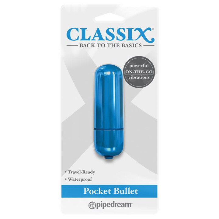 Classix Bala Vibradora de Bolsillo Azul | VibraZon