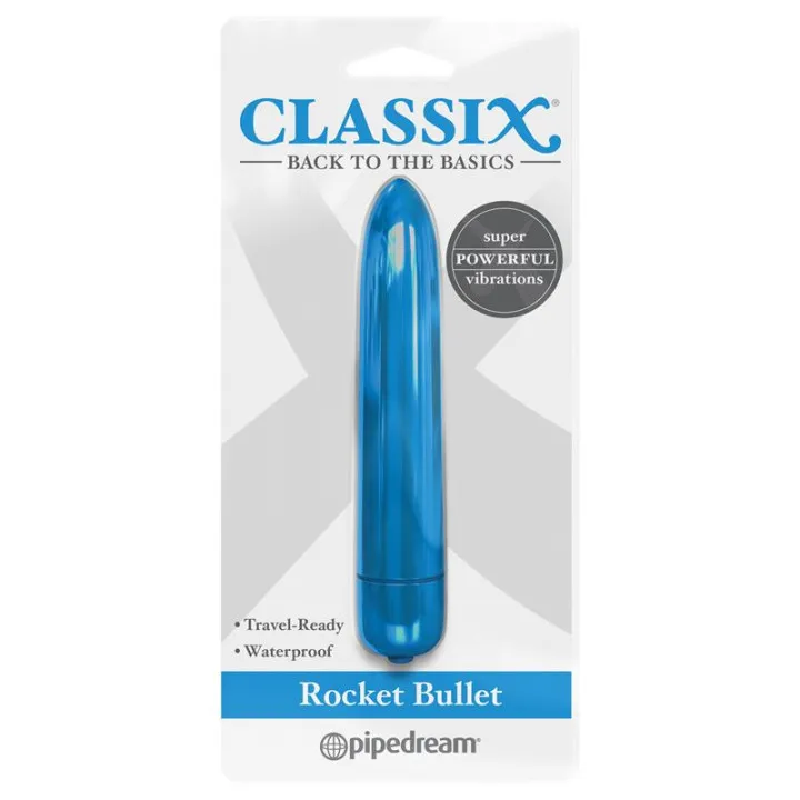 Classix Bala Vibradora Rocket Azul