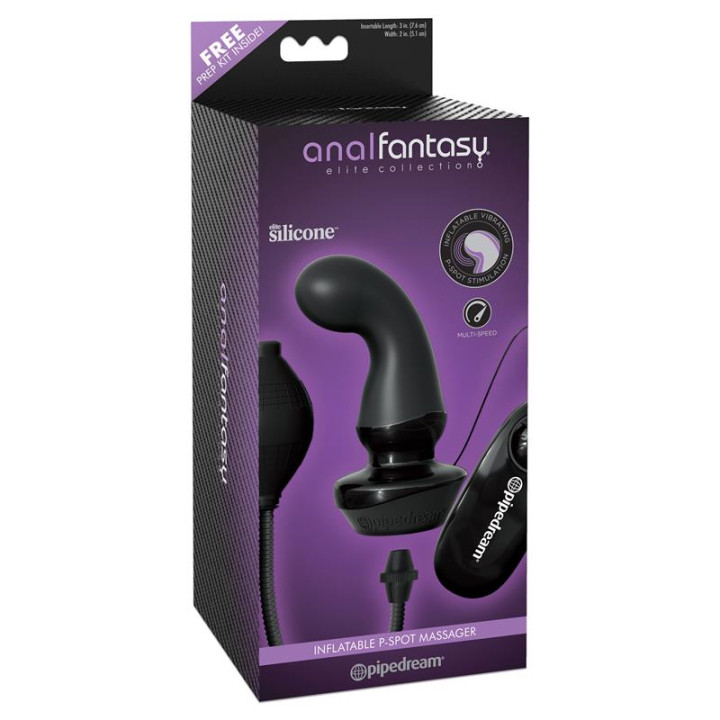 Plug Anal Inflable con Vibración de Anal Fantasy Elite | VibraZon
